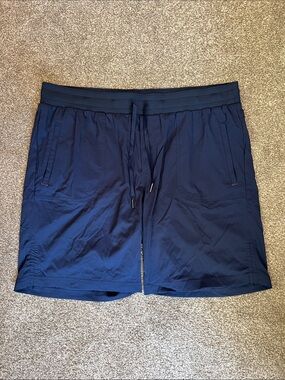 Women’s L.L. Bean Navy Blue Athletic Drawstring Shorts